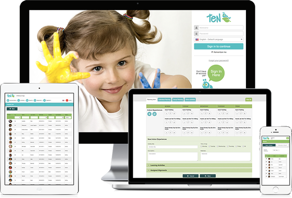 ten childcare administrative app